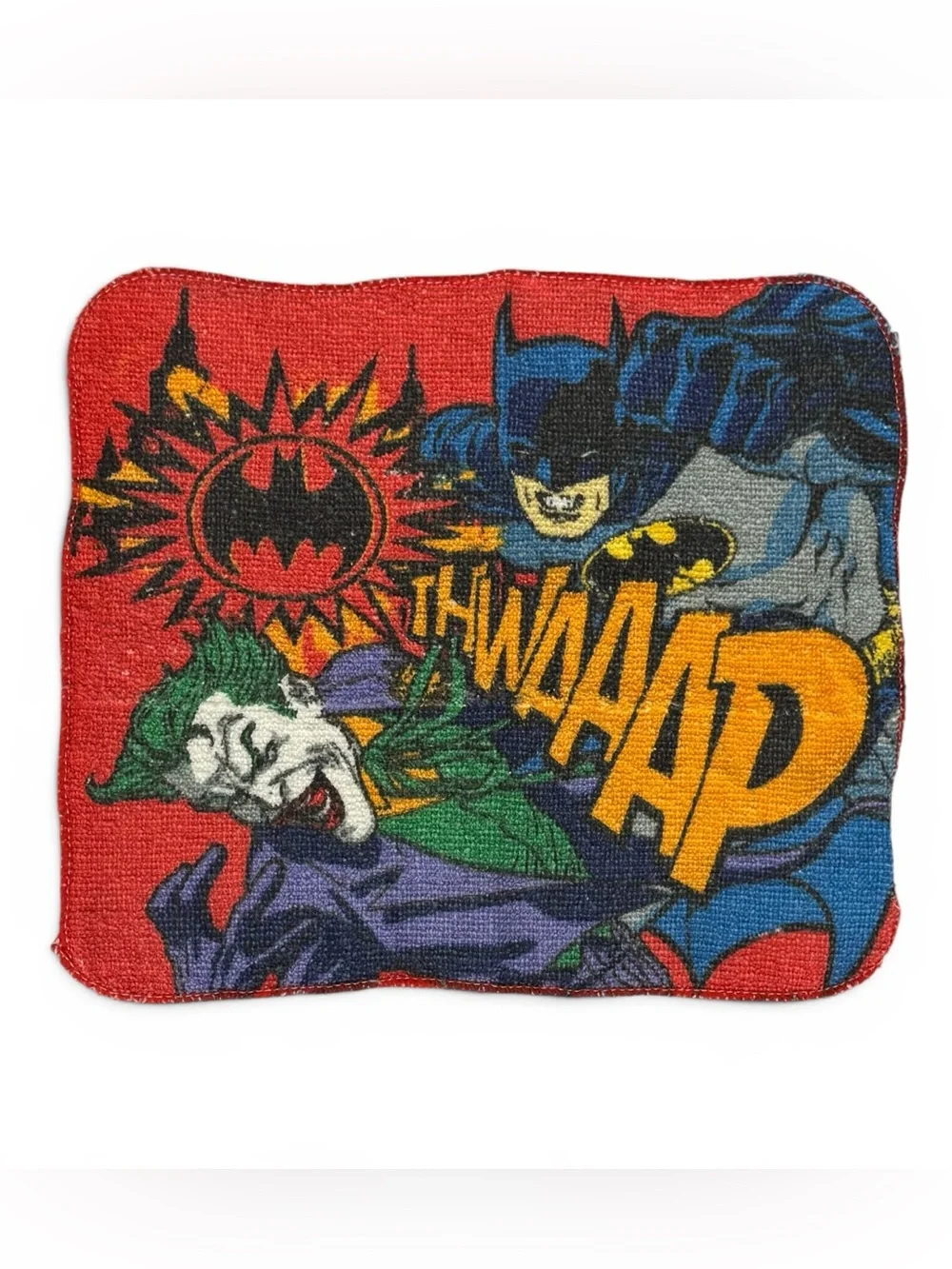 2012 DC Comics and Marvel Kids Super Heros Batman and Spiderman Wash Cloths